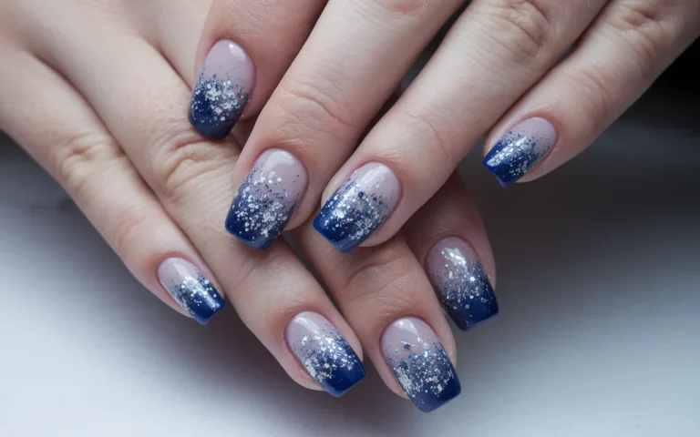 Ombre Glitter Nail Art